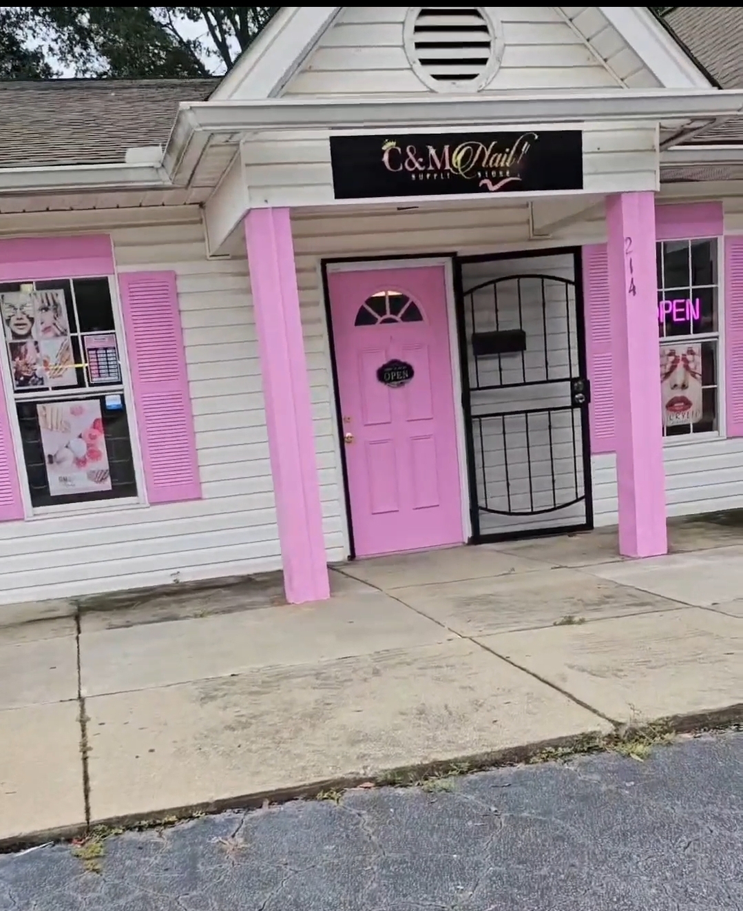 C & M Nail Supply Store logo